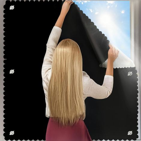 Store pour Fenetre De Toit, Store Occultant sans Percage pour Fenetre De Toit compatibles avec Le Lucarnes Y67/067 - (77x120) cm, Rideau Occultant sans Percage pour Chambre, Grenier (1/5)