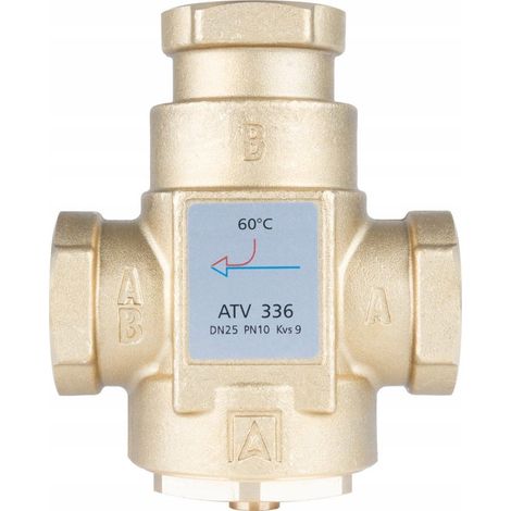 Afriso ATV 336 Thermostatwasserhahn Messing 25 mm