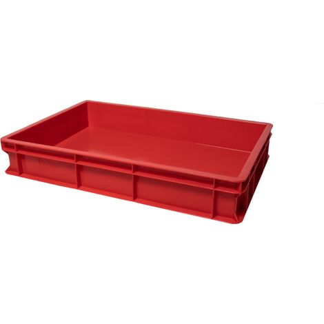 Genus Dei cassetta impasto rossa polietilene 60x40x10 cm contenitore per pizza