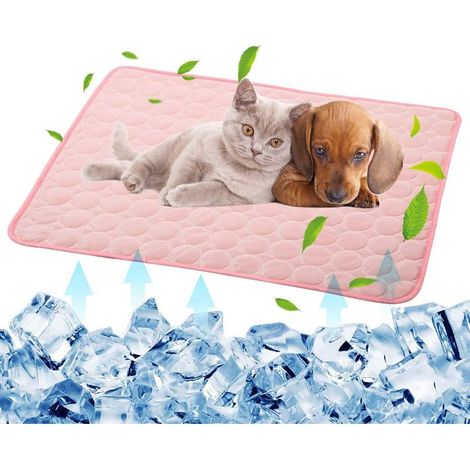 Kühlmatte für Hunde – Automatische Kühlung aus Nylongewebe – Kein Wasser- oder Stromanschluss erforderlich – Für Hunde und Katzen – 70 x 100 cm – 1 Stück (1/5)