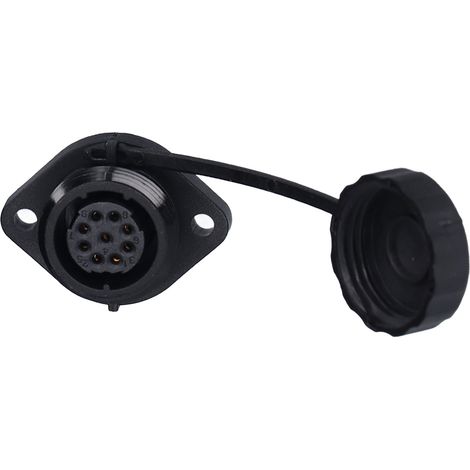 Connecteur aviation SP16 à bride étanche IP68 mâle femelle soudure 9 broches 250V 5A pour équipement communication (1/5)