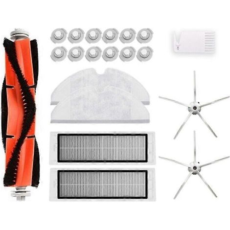 Accessoires de rechange pour Roborock S5 Max S50 S55 S65 : filtre lavable, brosse principale
