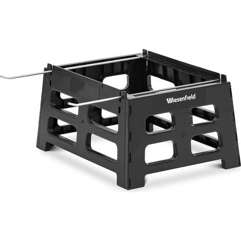 Soporte para colmena de acero inoxidable PP negro 140009957 (1/3)