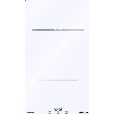 piano cottura a induzione domino 30cm 2 focolari neri - ati322wh - airlux (1/2)