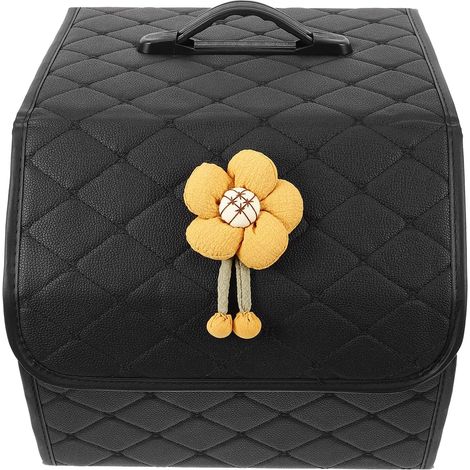 Leather Car Trunk Organizer Multifunctional Storage Box (1/5)