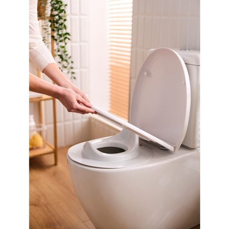 Réducteur de toilettes Rotho AVA Blanc (1/2)