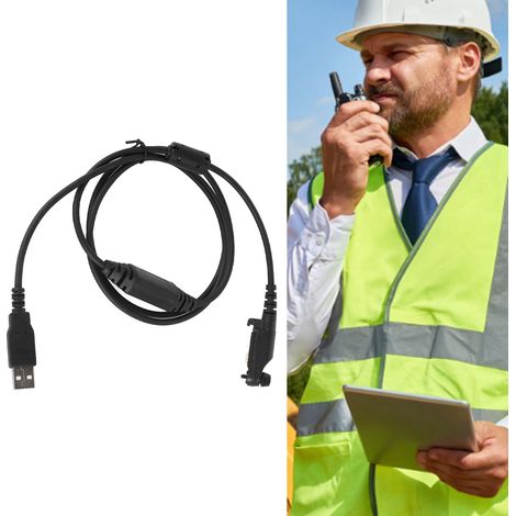 Câble de programmation USB pour une programmation conviviale et sensible des talkies-walkies bidirectionnels Hytera-AquaForge (1/5)