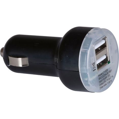 Cargador de coche usb doble 2.1 a