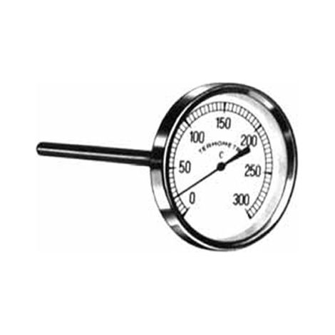 Termometro per forno a legna 300º 40x65mm (1/2)