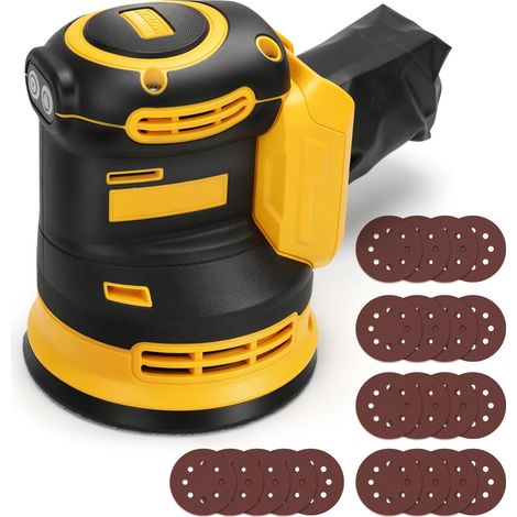 Ponceuse excentrique sans fil 125mm pour 20V (sans batterie) (1/5)