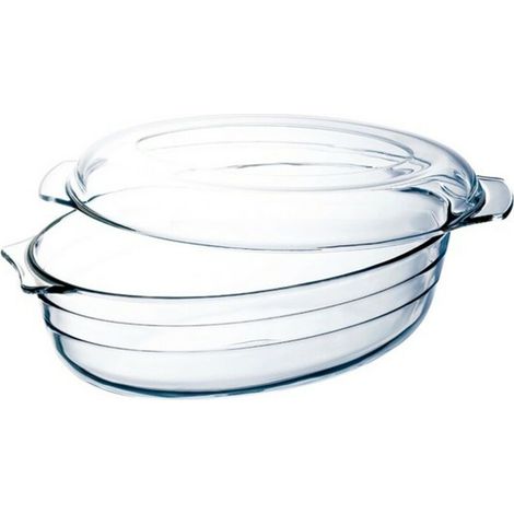 Cacerola c/tapa oval 3l.