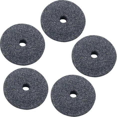 Cinq meules diamantées grises (20 mm de diamètre) pour la découpe des goulots de bouteilles en verre. (1/5)