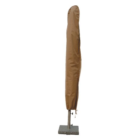 Etui pour parapluie 2x3 mt tissu de couverture e'cru pour parasols de jardin exte'rieur