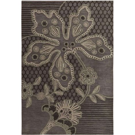 Tapis humeur 4306 marron beige - 90 x 160 cm (1/5)