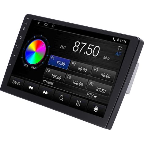 Autoradio 9 pouces GPS Android 10.0, 2GB+32GB, Bluetooth main libre, lecteur DVD/CD, 4 cœurs, universel, écran tactile (1/5)