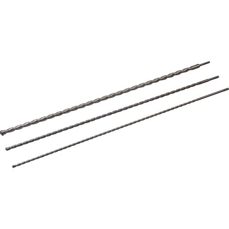SDS-Plus Steinbohrer Satz 100 cm / 1000 mm 12-16-24 mm