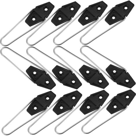 30 soportes para marcos de fotos – Soportes de hierro y plástico para uso en la oficina. (1/5)
