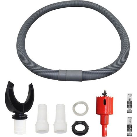 Kit récupérateur d'eau de pluie - PZCC - Modèle A - Diamètre 70–100 mm - Tuyau 1 m - PVC (1/5)