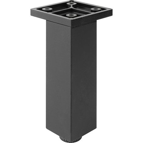 Pata de mueble ajustable FP003 de 100 mm, color negro mate SANS MARQUE