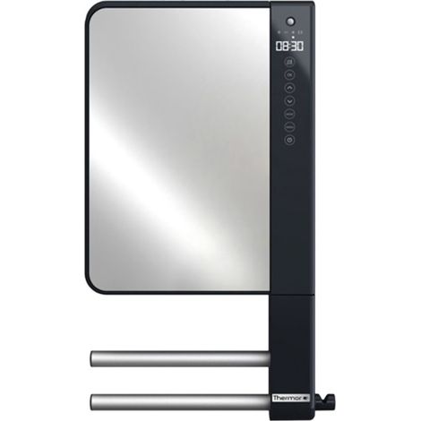 Thermor – Sèche-serviettes électrique miroir ILLICO 3 soufflant 800+1000W – Détection automatique et programmation intégrée – Design compact et moderne (1/6)
