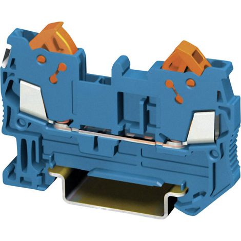 Phoenix Contact 3205022 Durchgangsklemme 5.2 mm Schnellanschluss  Blau 1 St.