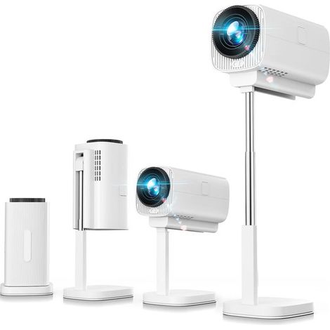 Mini proiettore Android con Wi-Fi e Bluetooth, proiettore LCD 1080p con altoparlante integrato, Android 11.0 + oltre 7.000 app (1/5)