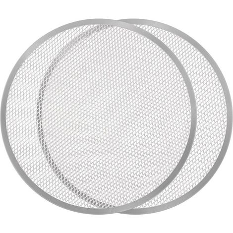 Lot de 2 plaques de cuisson perforées pour pizza 40 cm – Alliage aluminium antiadhésif – Cuisson rapide et uniforme – Adapté four gaz et électrique (1/5)