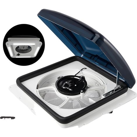 RV Ventilator, wasserdichtes Design, einstellbare Geschwindigkeitsstufen, mit LED (1/2)