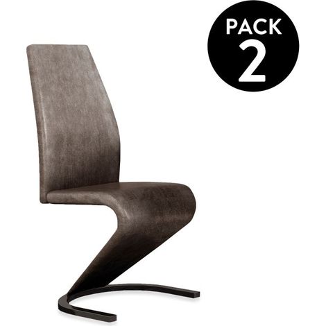 Pack 2 sillas de comedor Rin Marengo 45cm (ancho) x 100cm (alto) (1/5)