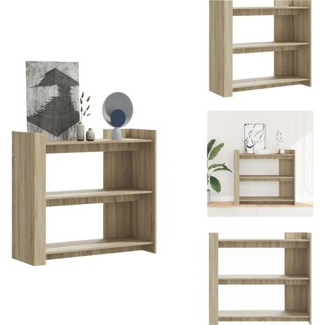 Konsolentisch Sonoma-Eiche 100x35x90 cm Holzwerkstoff - Konsolentisch - Wohnzimmermöbel - Sideboard - Eiche Tisch - Holztisch (1/5)