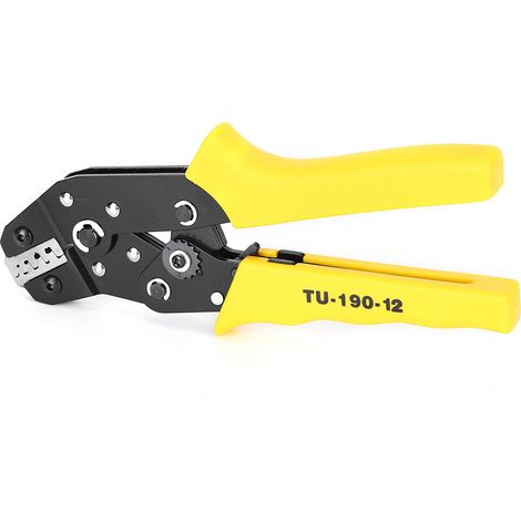 Pince à sertir pour cosses à extrémité haute 18-28 AWG, à cliquet, TU-190-12, 0,08-0,5/0,25/0,5/1,0 mm² (1/5)