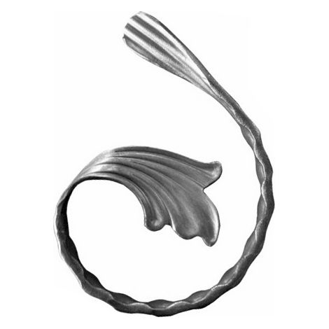Spiralelement, sechs geschmiedete Elemente, 10.250 12X6 H150XL100