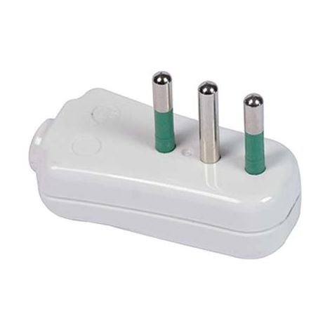SPINA MOBILE RIBASSATA GARANTI - BIANCO 2P+T 10A- 10 pezzi