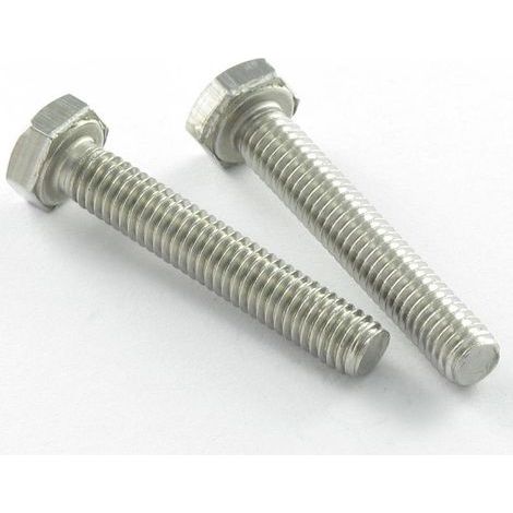 Vis métaux Tête hexagonale TH M10X110 Inox A4-20 pièces (1/2)