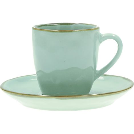 TASSE À CAFÉ ET SOUCOUPE LIGNE GREEN CONCERTO