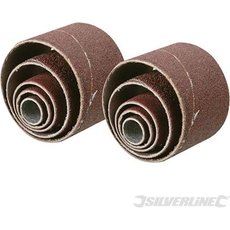 Manicotti di levigatura 10 pezzi grana 80 nuovo prodotto originale silverline