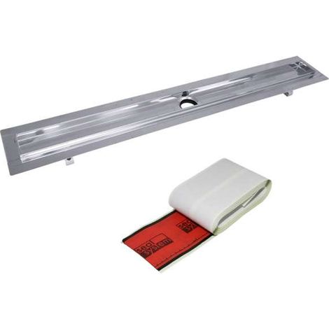 TECEdrainline Duschrinne gerade 700 mm mit Seal System Dichtband 600700 (1/3)