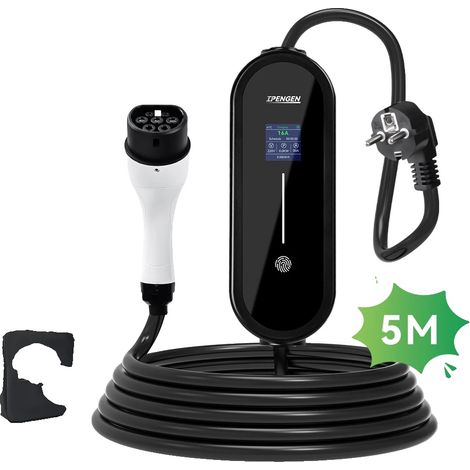 Cargador para vehículos eléctricos, potencia de salida de 3,5 kW, corriente ajustable, tipo 2 (1/2)