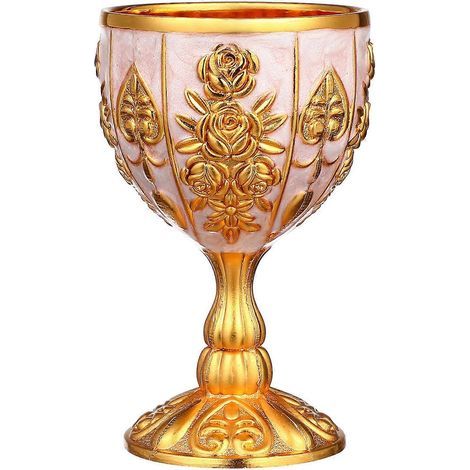 verre à vin européen haut de gamme, style rétro, délicat, décoratif.-6.80X4.00X4.00CM-Golden (1/3)