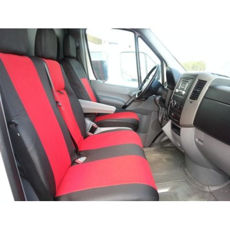 2+1 Sitzbezüge (Polsterbezüge) für Vordersitze für Mercedes Sprinter, Volkswagen Crafter TAP