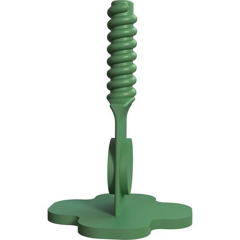Brunoplast NIVIFIX 250 linguette filettate dritte (base standard) PRO verde sistema di livellamento per piastrelle da 4 mm distanziatore da 4 mm posa di piastrelle da parete e pavimento con linguette (1/5)