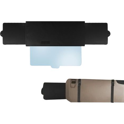 Extension de Pare- de Voiture Protection Pare- réglable Anti-éblouissement, Fixation d'extension de visière – pour véhicule Automobile, Conduite, Voyage, Jour, extérieur, intérieur, rout (1/5)
