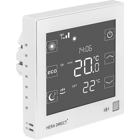 blossom-ic Hera Direct+ UP-Raumthermostat (Weiß), 230V für Hera+ Primus/Extensia PRO für Fußbodenheizung, Heizen, HDPW-4010