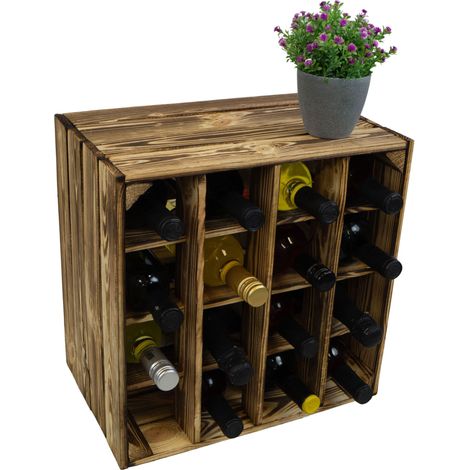 Geflammtes Weinregal 16er (1/5)