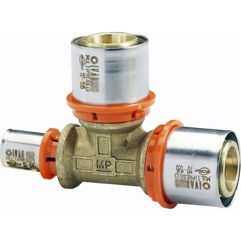 MP 5720 RL Tee con attacco laterale ridotto 20/2 x 20/2 x 16/2 512007MP