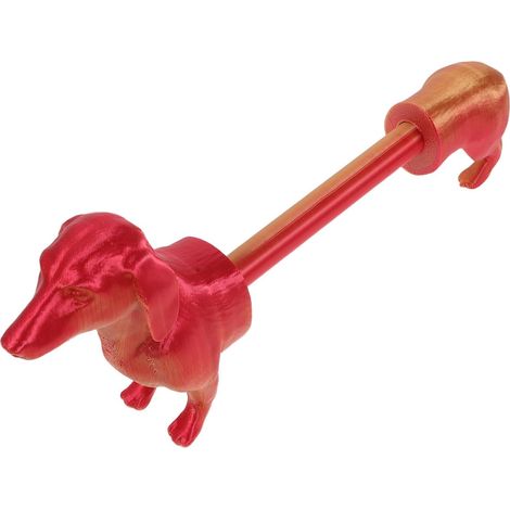Porte-papier décoratif, résine/chien 3D, pour décoration WC (1/5)