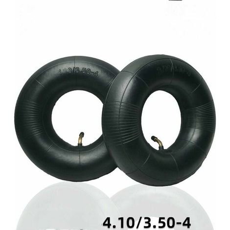 2 pièces pneus tubulaires série 4.10/3.50-4 pouces pour diable, chariot, charrette à bras, chariot de jardin, tondeuse à gazon, tube de remplacement 4.10-4 thsinde (1/4)
