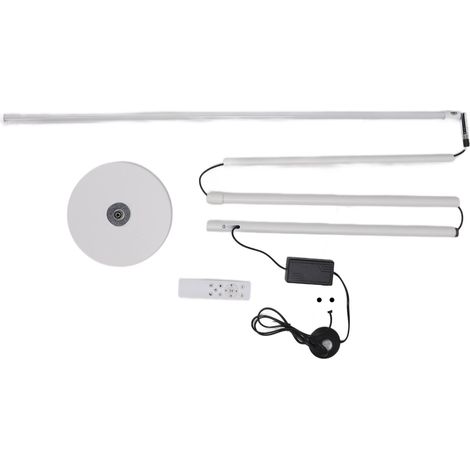 36W 100cm Lampe sur Pied LED 3300K‑6500K Lampe de Beauté Cils avec Télécommande Blanche 110‑240V Prise UE (1/5)