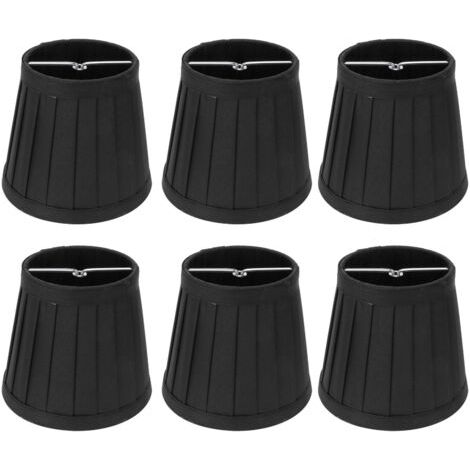 BUNTHAUS 6PCS Modern Cloth Lampshade Chandelier Lamp Shades for E14 Wall Lamp Room Decor (1/5)