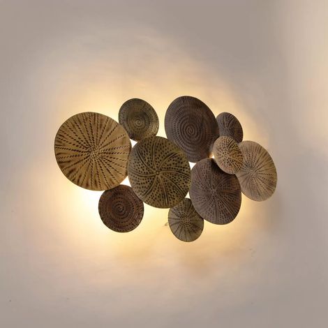 [GEBRAUCHT] B-Ware Lindby Wandleuchte Soraya Gold/Kupfer Metall Wandlampe Lampe Leuchte Spot Li118